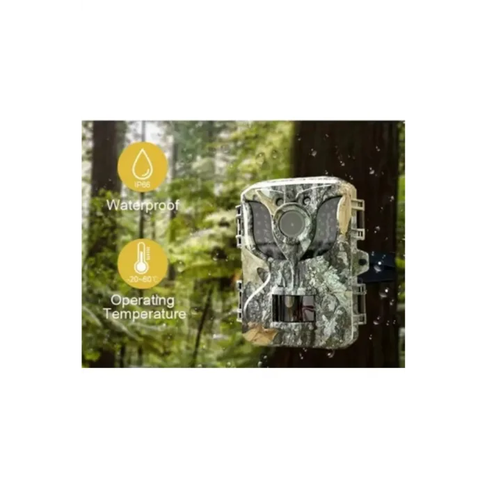 Fotokapan Kamera 16mp Full Hd 1080p Gece Görüşlü 2 Inç Lcd Ekran Su Geçirmez