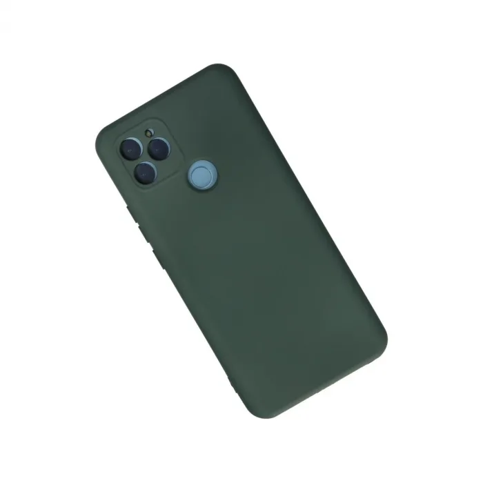 General Mobile Gm 21 Kılıf Nano İçi Kadife Silikon - Koyu Yeşil