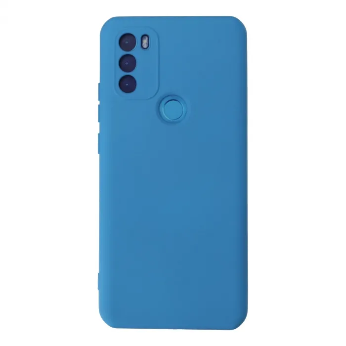 General Mobile Gm 21 Plus Kılıf Nano İçi Kadife Silikon - Mavi