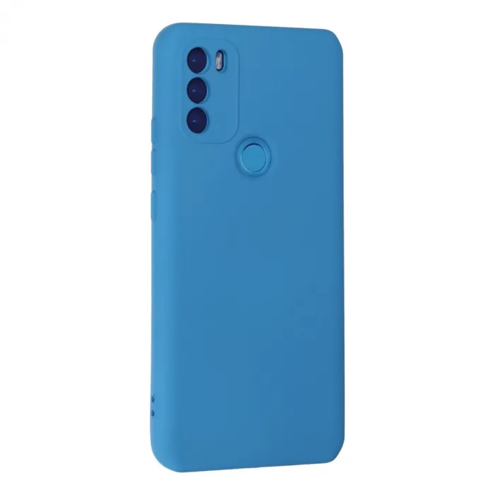 General Mobile Gm 21 Plus Kılıf Nano İçi Kadife Silikon - Mavi