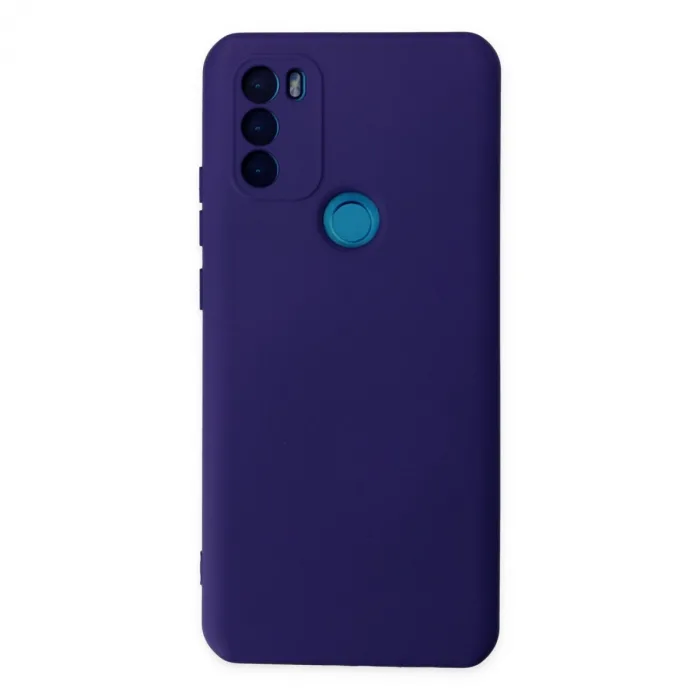 General Mobile Gm 21 Plus Kılıf Nano İçi Kadife Silikon - Mor