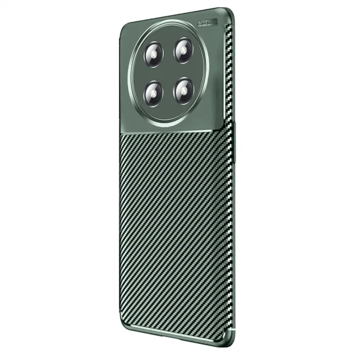 Honor Magic 7 Lite Kılıf Auto Focus Karbon Kapak - Koyu Yeşil