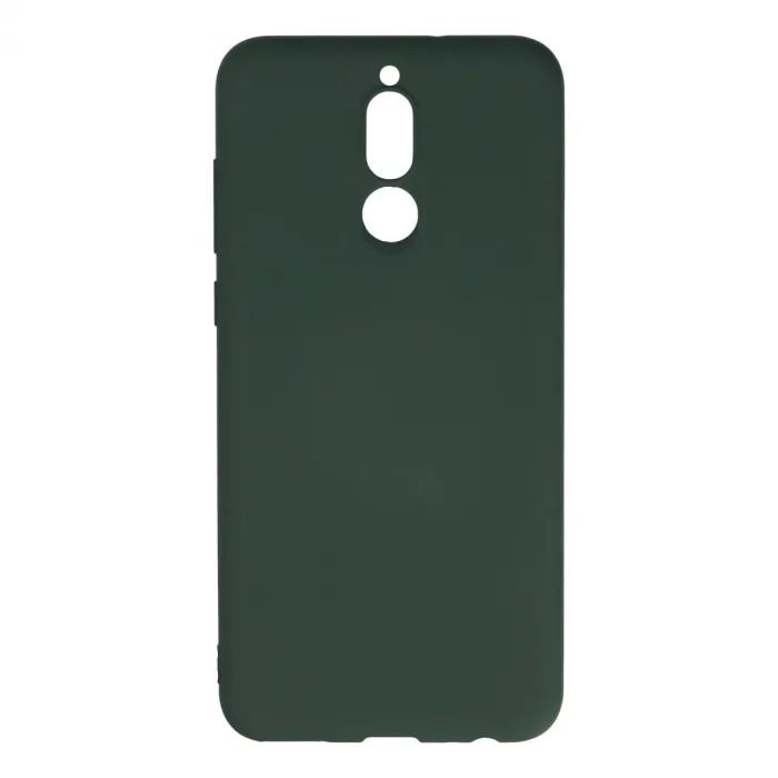Huawei Mate 10 Lite Kılıf Nano İçi Kadife Silikon - Koyu Yeşil