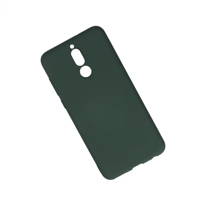 Huawei Mate 10 Lite Kılıf Nano İçi Kadife Silikon - Koyu Yeşil