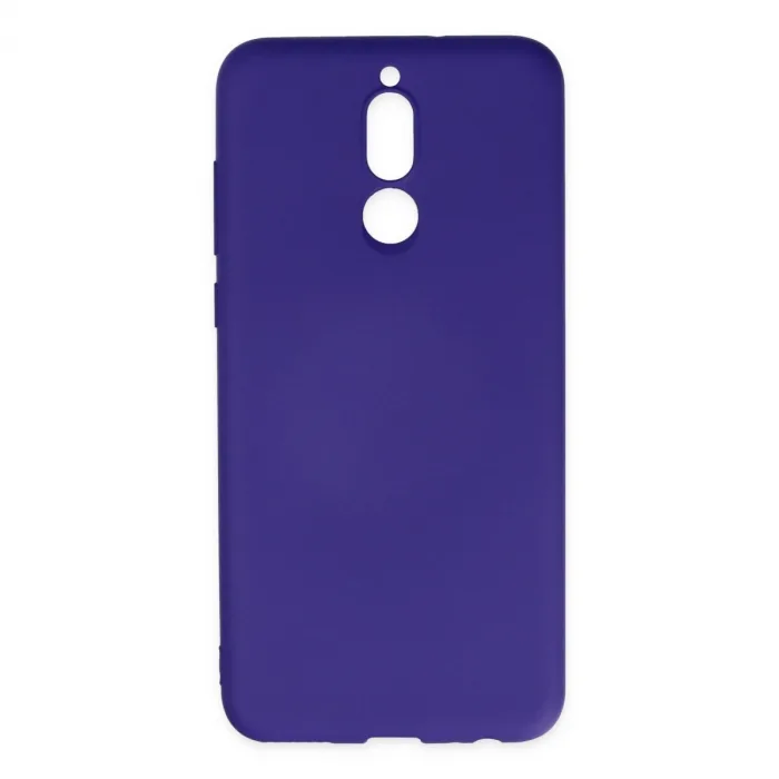 Huawei Mate 10 Lite Kılıf Nano İçi Kadife Silikon - Mor