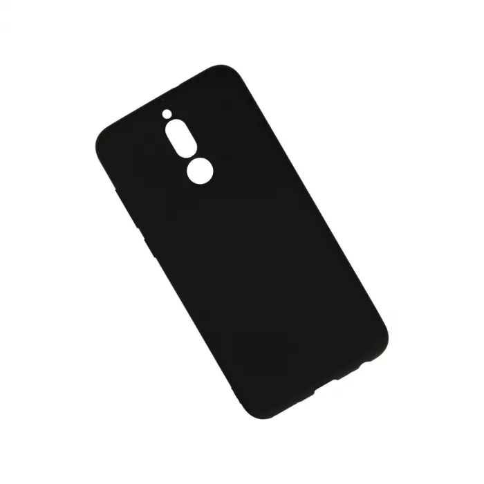 Huawei Mate 10 Lite Kılıf Nano İçi Kadife Silikon - Siyah