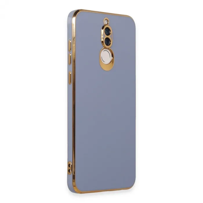 Huawei Mate 10 Lite Kılıf Volet Silikon - Mavi