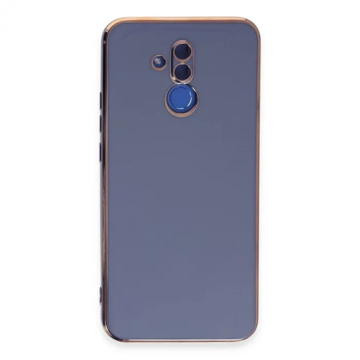 Huawei Mate 20 Lite Kılıf Volet Silikon - Mavi