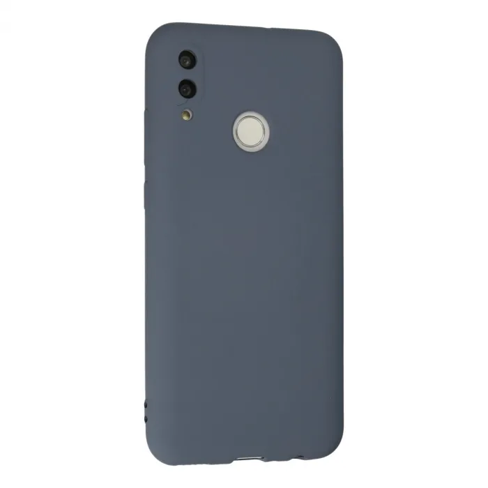 Huawei P Smart 2019 Kılıf Nano İçi Kadife Silikon - Gri