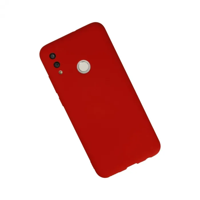 Huawei P Smart 2019 Kılıf Nano İçi Kadife Silikon - Kırmızı