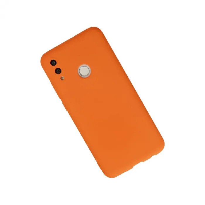 Huawei P Smart 2019 Kılıf Nano İçi Kadife Silikon - Turuncu