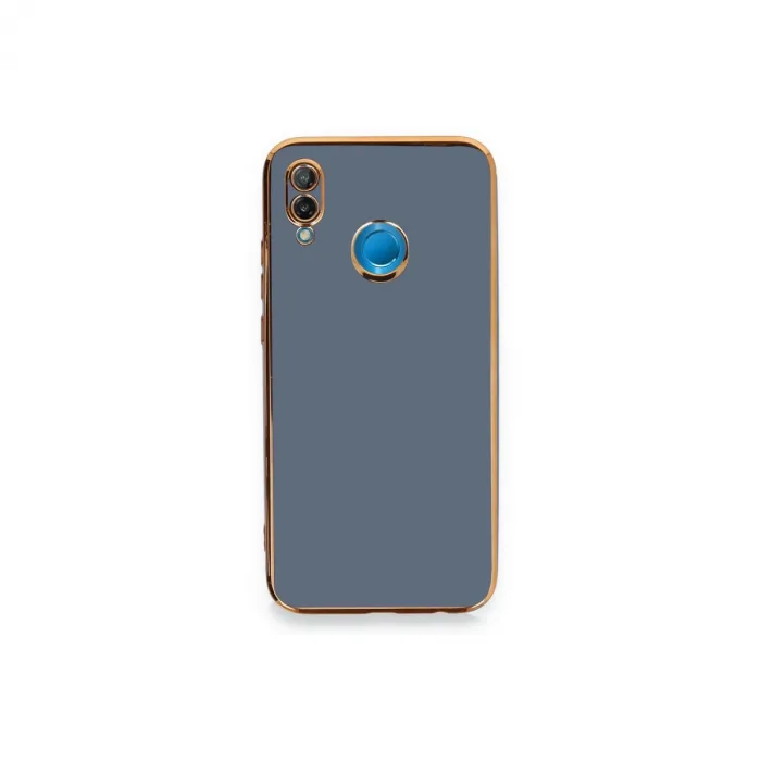 Huawei P20 Lite Kılıf Volet Silikon - Mavi