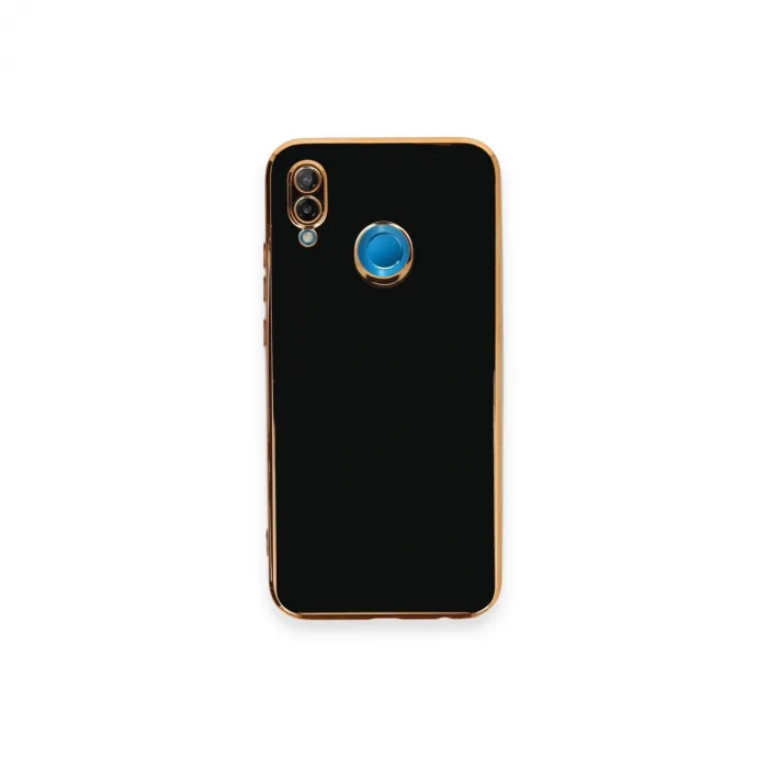 Huawei P20 Lite Kılıf Volet Silikon - Siyah