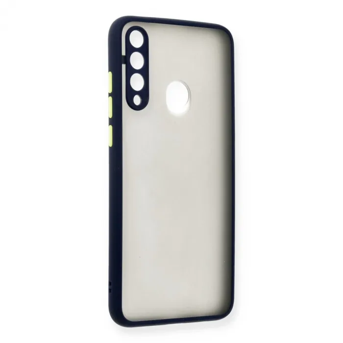 Huawei Y6p Kılıf Montreal Silikon Kapak - Lacivert