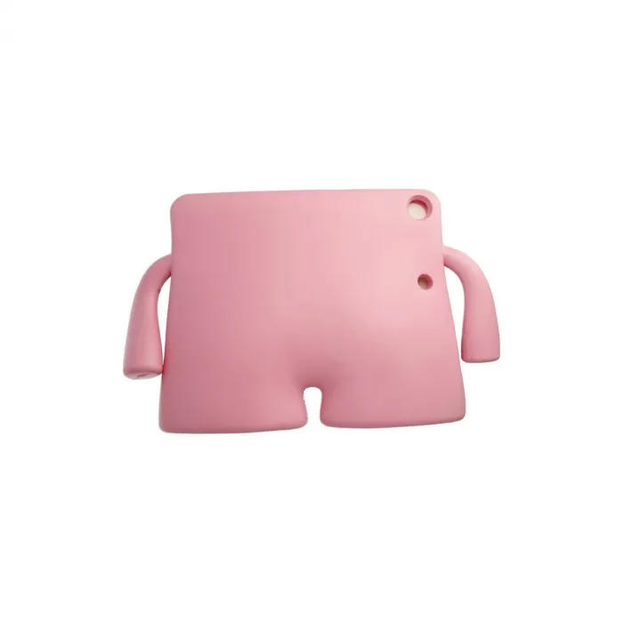 İpad Mini 5 Kılıf Karakter Tablet Silikon - Açık Pembe