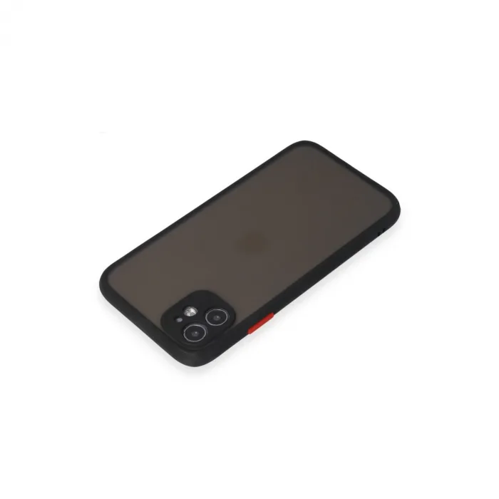 İphone 11 Kılıf Montreal Silikon Kapak - Siyah