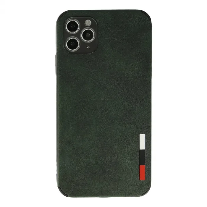 İphone 11 Pro Kılıf Loop Deri Silikon - Yeşil