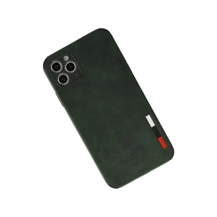 İphone 11 Pro Kılıf Loop Deri Silikon - Yeşil