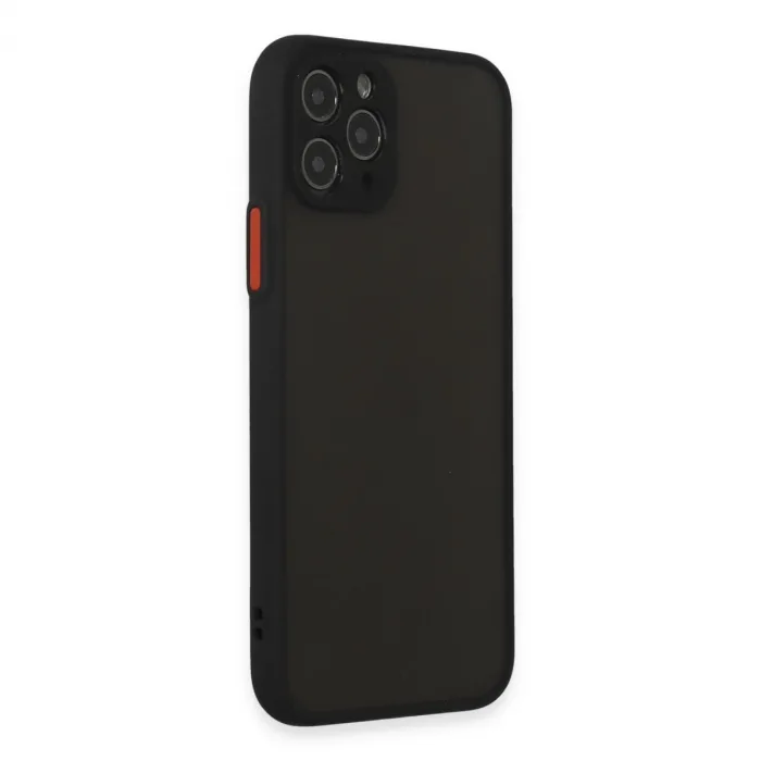 İphone 11 Pro Kılıf Montreal Silikon Kapak - Siyah