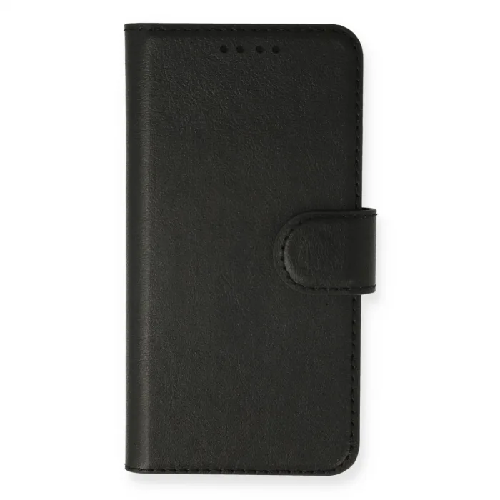 İphone 12 Kılıf Trend S Plus Kapaklı Kılıf - Siyah