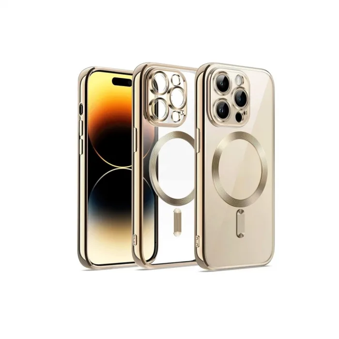 İphone 12 Pro Kılıf Kross Magneticsafe Kapak - Gold
