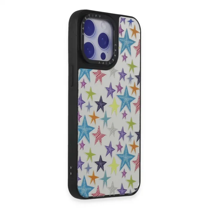 İphone 15 Pro Kılıf Mirror Desenli Kapak - Mirror - 18