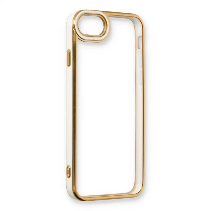 İphone 6 Kılıf Liva Lens Silikon - Beyaz