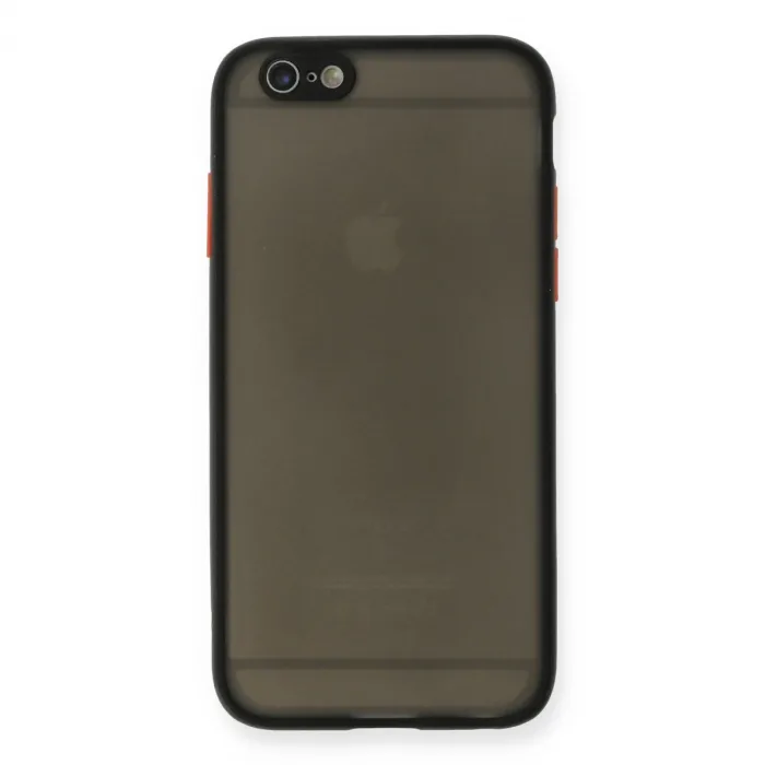 İphone 6 Kılıf Montreal Silikon Kapak - Siyah