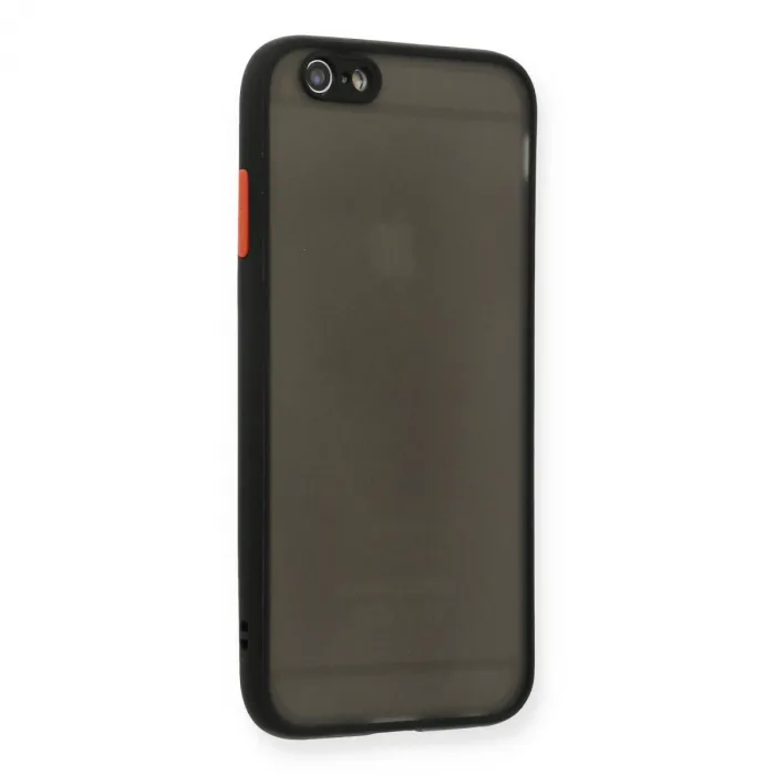 İphone 6 Kılıf Montreal Silikon Kapak - Siyah