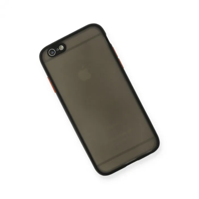 İphone 6 Kılıf Montreal Silikon Kapak - Siyah