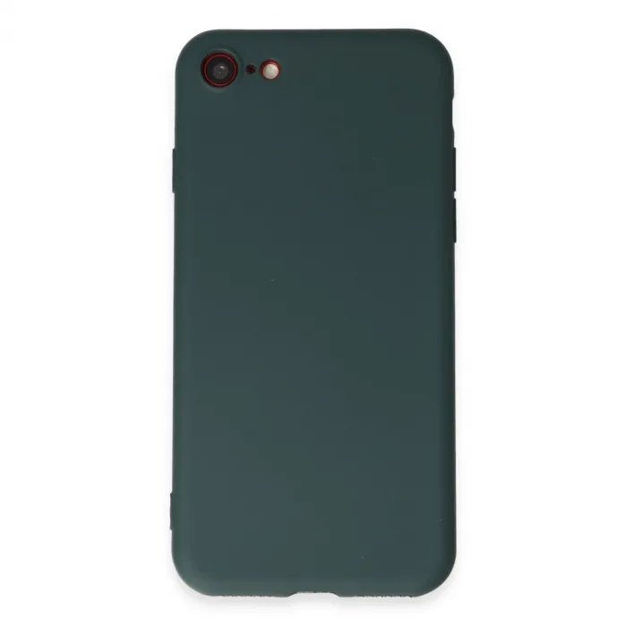İphone 7 Kılıf First Silikon - Koyu Yeşil