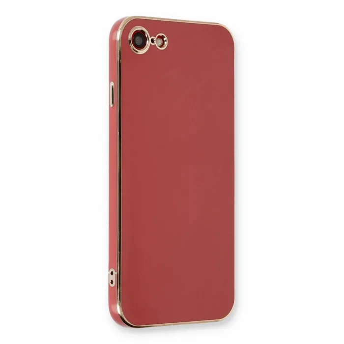 İphone 7 Kılıf Volet Silikon - Kırmızı