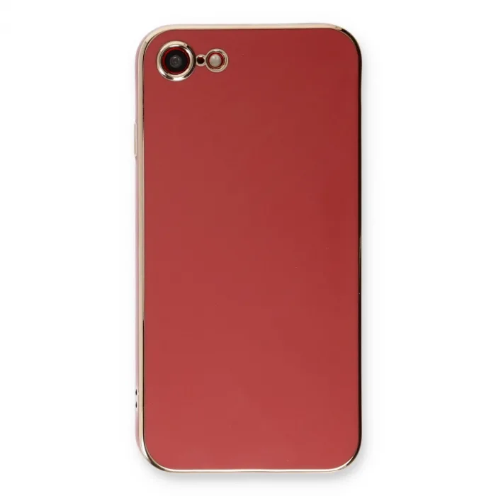 İphone 7 Kılıf Volet Silikon - Kırmızı