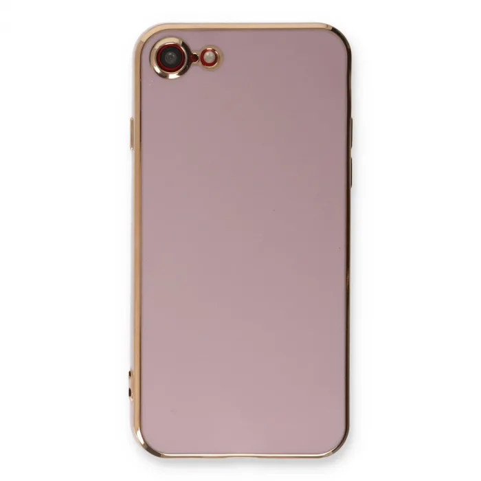 İphone 7 Kılıf Volet Silikon - Mor