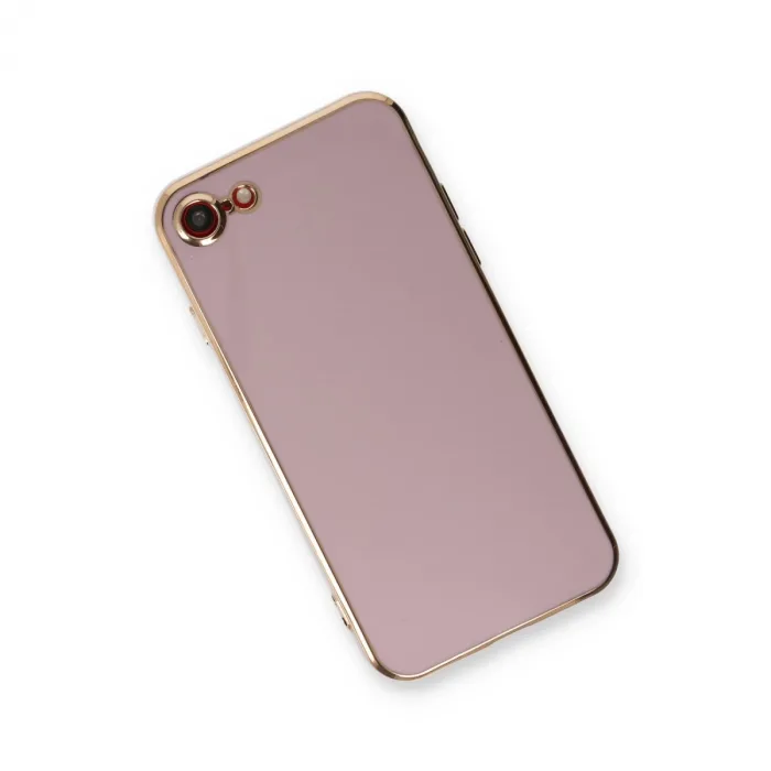 İphone 7 Kılıf Volet Silikon - Mor