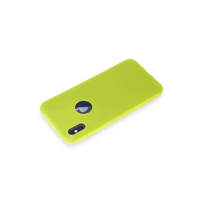 İphone X Kılıf First Silikon - Parlak Sarı