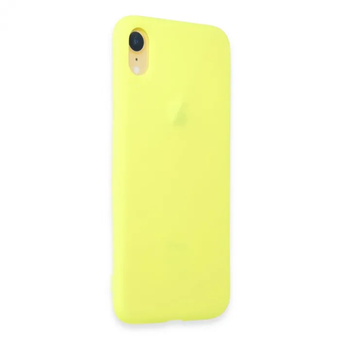 İphone Xr Kılıf First Silikon - Parlak Yeşil