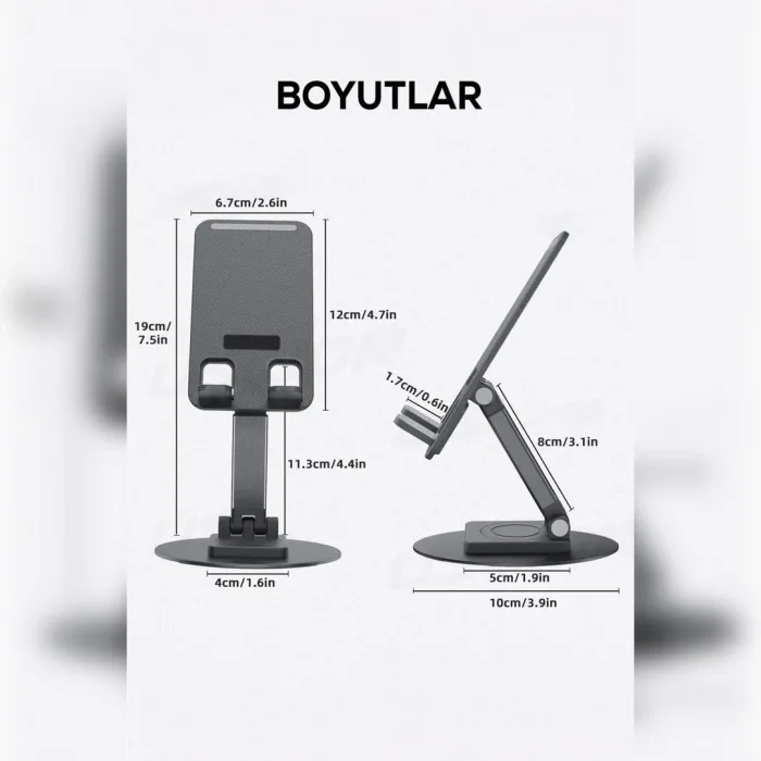 Kablo Geçirilebilir Telefon Tutucu