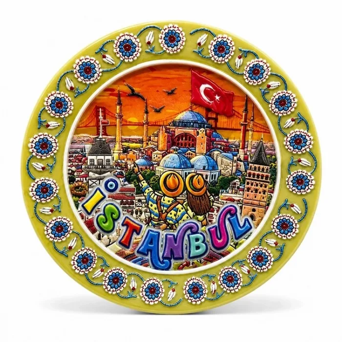 Kapadokya Temalı Seramik Magnet Alk5860