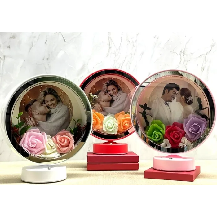 Kişiye Özel Fotoğraf Alanlı Ledli Çerceve Alk4449