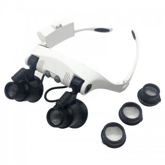 Kuyumcu,saat Onarım Için 10x15x20x25x Mercekli Gözlük Büyüteç9892g3a