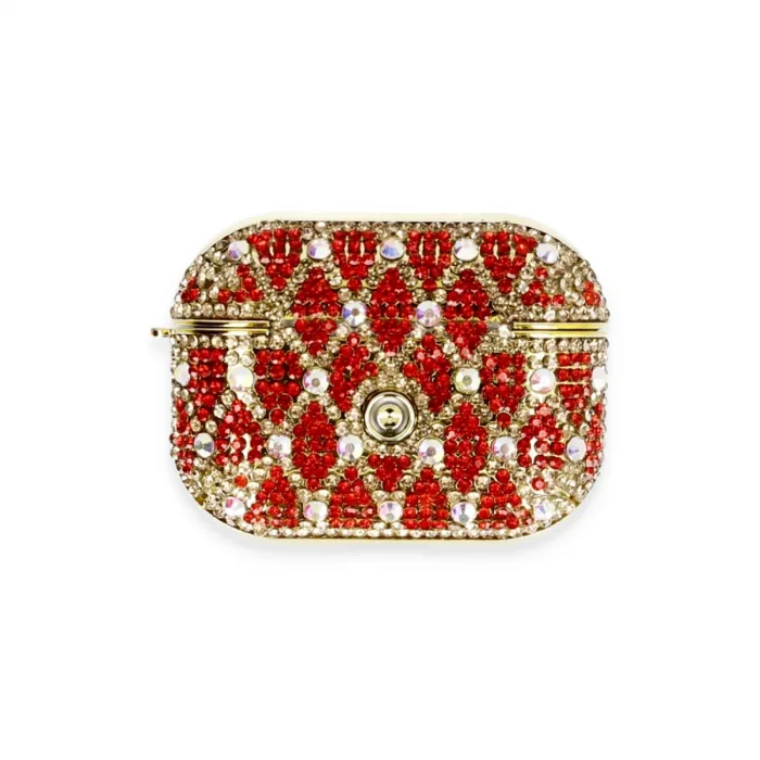 Newface Airpods Pro 2 (2.nesil) Klor Taşlı Kılıf - Desen 1