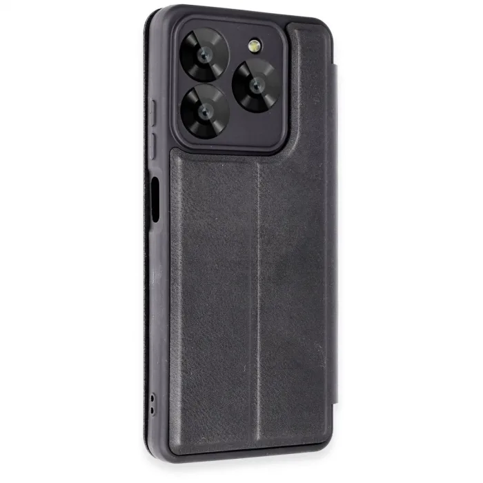 Newface General Mobile Era 50 Kılıf Flip Cover - Siyah