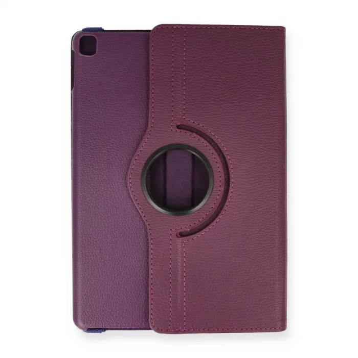 Newface İpad Pro 13 (2024) Kılıf 360 Tablet Deri Kılıf - Mürdüm