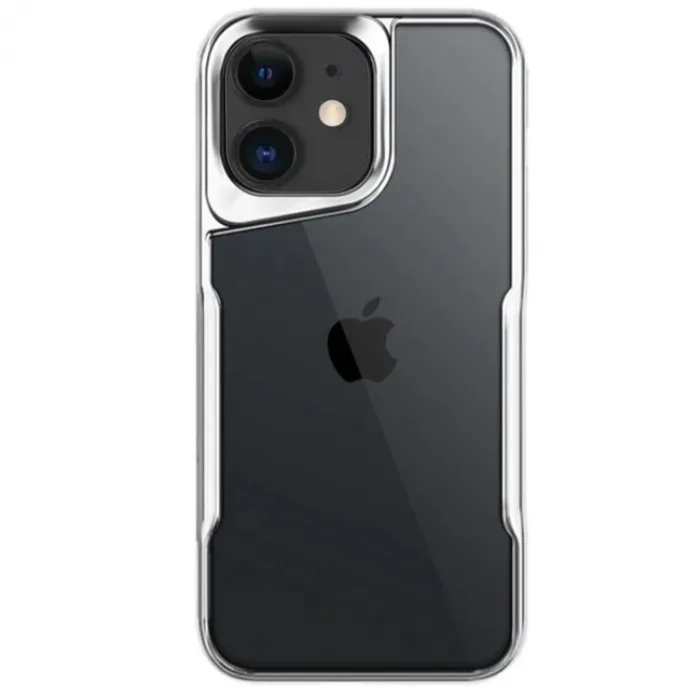 Newface İphone 11 Kılıf Boyi Silikon Kapak - Gümüş