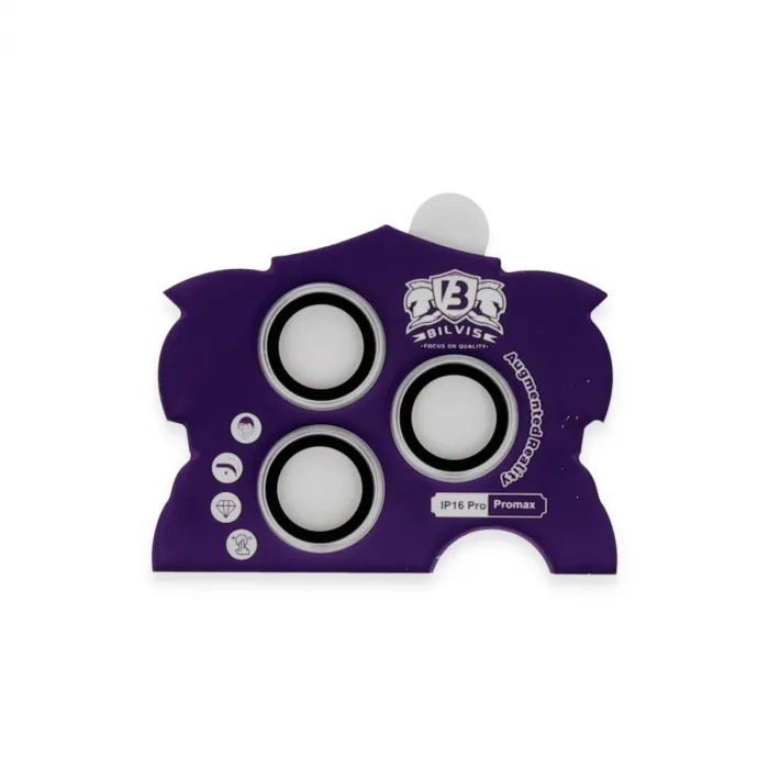 Newface İphone 16 Pro Max Bilvis Titan Kamera Lens - Gümüş