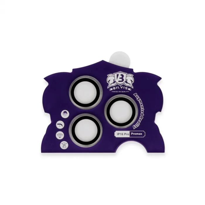 Newface İphone 16 Pro Max Bilvis Titan Kamera Lens - Titan Gri