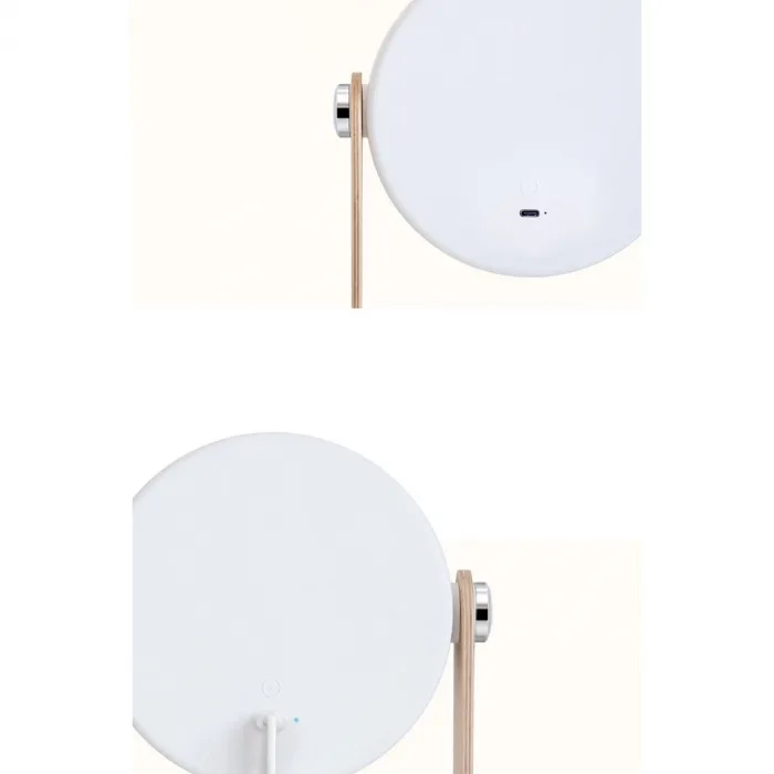 Newface Jp-dld Kamp Lambası Görünümlü Dekoratif Gece Lambası - Beyaz