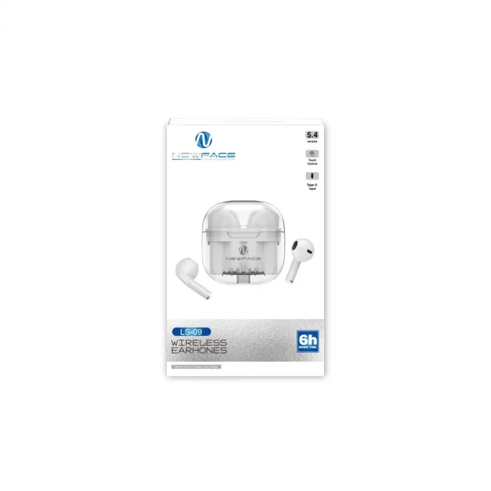 Newface Ls-09 Bluetooth 5.3 Tws Kablosuz Airpods Kulaklık - Pembe