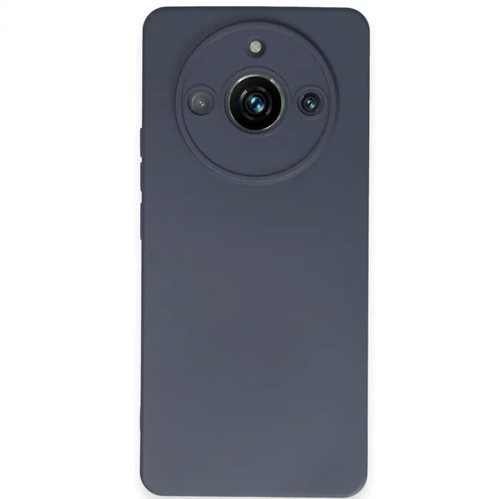 Newface Realme 11 Pro Kılıf Nano İçi Kadife Silikon - Gri